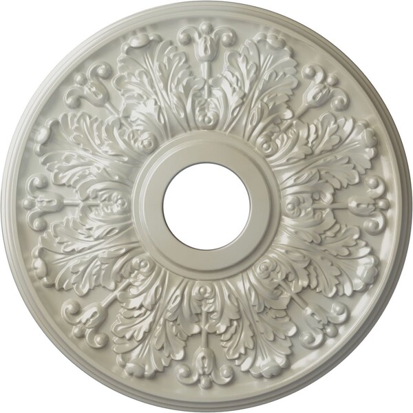 Ekena Millwork Apollo Ceiling Medallion (Fits Canopies up to 5 5/8"), 16 1/2"OD x 3 5/8"ID x 1 1/8"P, Flash Blue CM16APFBS - main